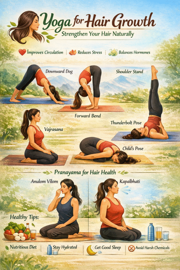 Yoga for hair growth
