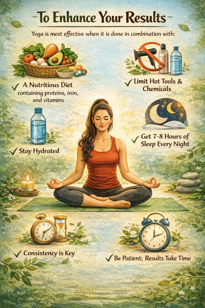 Yoga for hair growth