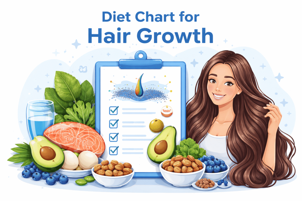 Diet chart for hair growth